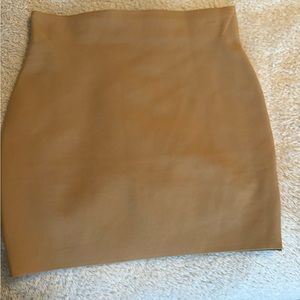 Brand new tan pencil skirt